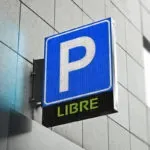 rótulo led parking