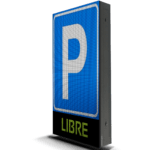 señal de parking led