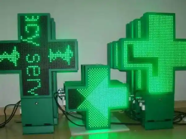 Cruces de farmacia LED