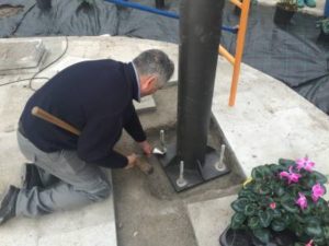 Pantalla de Leds para Información Ciudadana en As Pontes — anclaje monoposter pantalla led