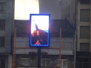 Pantalla de Leds para Información Ciudadana en As Pontes — pantalla led as pontes