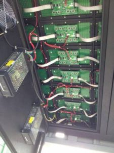 Pantalla de Leds exterior modelo P12 en Girona — pantalla leds