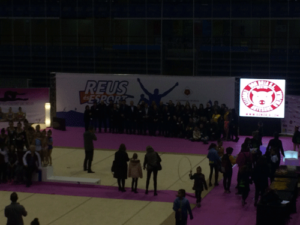 Pantalla LED 5 SMDi interior Campeonato España Gimnasia Rítmica Reus — pantalla led reus